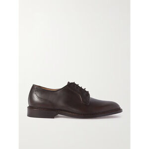 Mens Trickers Black Leather Robert Derby Lace Up Shoes-10